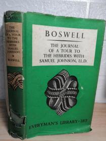 1941年 THE JOURNAL OF A TOUR TO THE HEBRIDES WITH SAMUEL JOHNSON   含藏书票  带书衣  人人文库