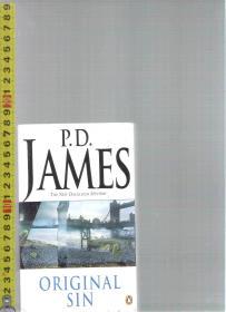 |优惠特价| 原版英语小说 Original Sin / P.D.James【店里有许多英文原版小说欢迎选购】