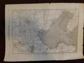 1860年中国东部地图