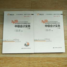 轻松过关1-(2019)会计专业技术资格考试应试指导及全真模拟测试中级会计实务 上下册【实物拍图】