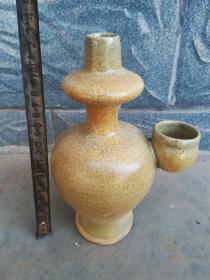 老瓷器宋代哥窑瓷壶