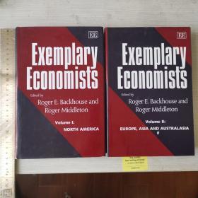 Exemplary economists history of economic thought economic thoughts economic theory economic theories examplary economists 世界上最著名的经济学家 英文原版 精装 两本合售