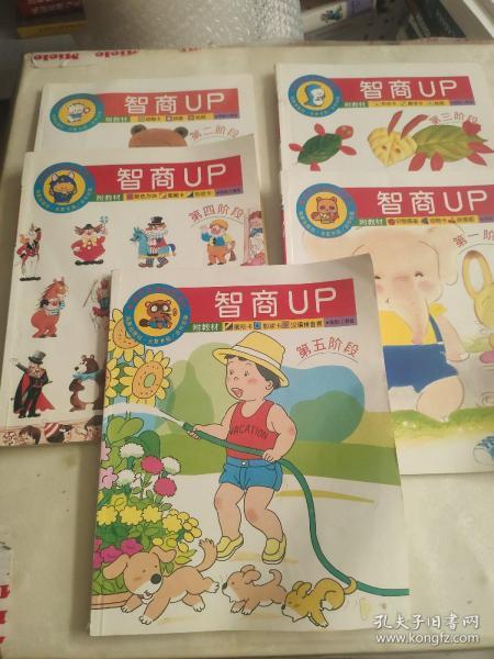 智商UP（培养灵活的思考力 第一阶段――第五阶段全）全彩图（书中有涂画）