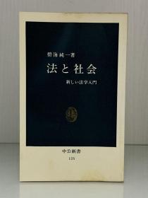 法律与社会：新法学入门    法と社会―新しい法学入門 (中公新書 1982年版) 碧海 純一（日本法律）日文原版书