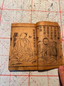 养生修炼古籍!清早期袖珍木刻本《精订摄生种子秘剖》上下两册一套全