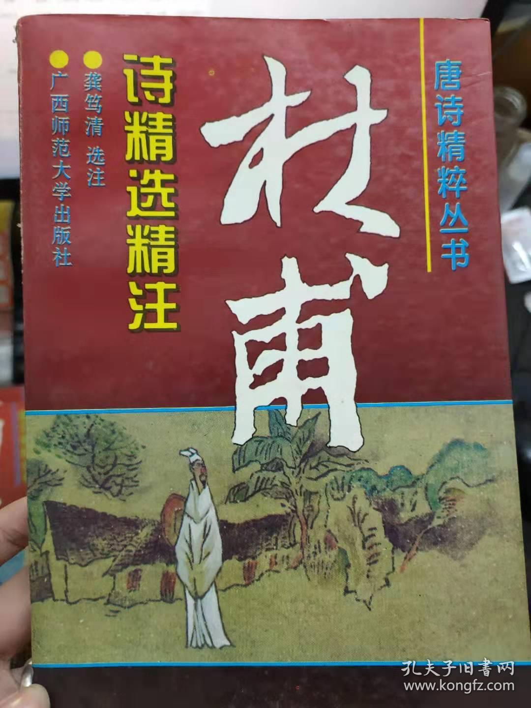 唐诗精粹丛书《杜甫诗精选精注》奉赠韦左丞丈二十二韵、同褚公登慈恩寺塔、自京赴奉先县咏怀五百字、后出塞五首、新安吏......