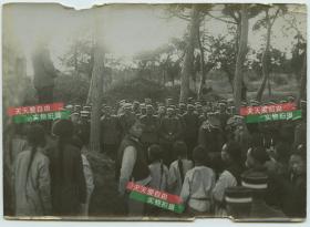 清代山东青岛胶州的德国驻军老照片两张