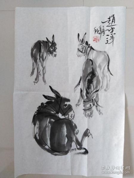 赵忠祥画～驴