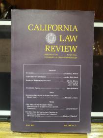 【英文原版】California Law Review  June 2017（加利福尼亚法律评论）