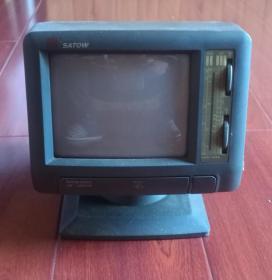 早期6吋SATOW萨托黑白电视机