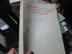 BOUNDARY-LAYER METEOROLOGY(Volume 41 Nos.1-4 OCTOBER/DECEMBER 1987)