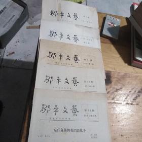 邹平文艺——（1975-1978共5本合售）