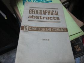 GEOGRAPHICAL abstracts(1987/2)
