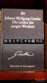 【包邮】【德文名作初版丛书】歌德《少年维特之烦恼》WOLFGANG GOETHE: DIE LEIDEN DES JUNGEN WERTHERS