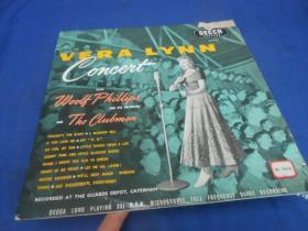 （黑胶唱片） VERA LYNN CONCERT（编号：MA 2946）（外文版。不认识外文，唱片内容等等以实物图片为准，请书友自鉴）（请注意：邮寄方式只能发快递。其他的邮寄方式不发！！！）