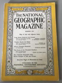 The National Geographic Magazine 美国国家地理1951年3月 
中国故事：千佛洞 14幅黑白照片 23幅彩照