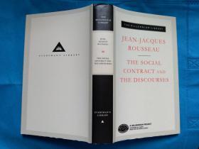 The Social Contract and Discourses (on the Origin of Inequality and others) by Jean-Jacques Rousseau (Everyman's Library) 卢梭《社会契约论》和《论人类不平等的起源》等论著 英文版 布面精装本 (人人文库经典)