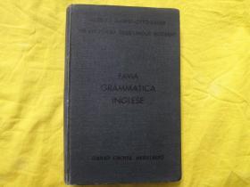 Grammatica  Della Lingua Inglese - Con Temi Letture E Dialogh（意大利语原版 英语语法）【布面精装·1929年版印】32开本