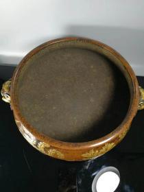 紫铜流金,高12公分,宽16公分,重量8880克