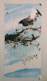 著名花鸟画家李多木老师四尺整张精品