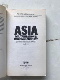 ASIA militarization reglonal conflict