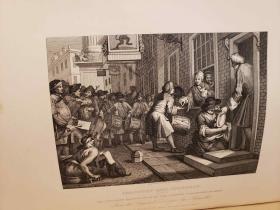 The Works of William Hogarth; in a Series of Engravings: with Descriptions, and a Comment of their Moral Tendency