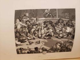 The Works of William Hogarth; in a Series of Engravings: with Descriptions, and a Comment of their Moral Tendency