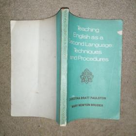 作为外国语的英语教学方法和过程【内部交流，英文版】