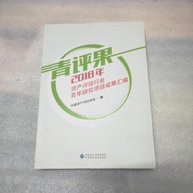 青评果 2018年资产评估行业青年研究项目成果汇编