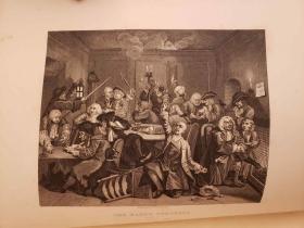 The Works of William Hogarth; in a Series of Engravings: with Descriptions, and a Comment of their Moral Tendency