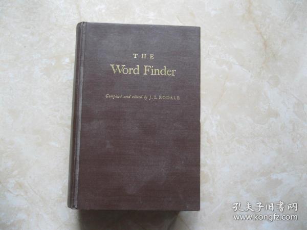 THE WORD FINDER（英语修词词典）（英文）