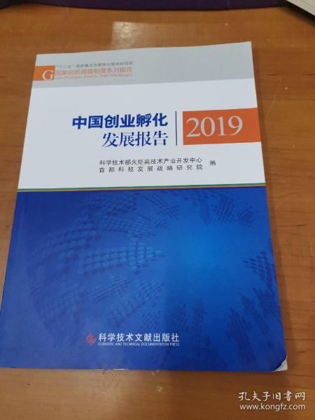 中国创业孵化发展报告2019