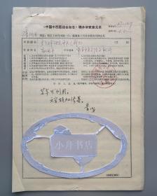 暨南大学医学院中医系主任 赵国平 1987年手稿《多学科研究中医之我见》一份九页全 附《中西医结合杂志》稿件审查单一份 有老专家“季院长”意见 253