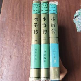 中国古典文学四大名著白话珍藏本 水浒传上中下