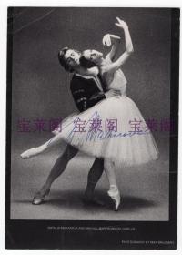 20世纪最后的芭蕾女神 俄罗斯芭蕾大师 玛卡洛娃 (Natalia Makarova) 亲笔签名照
