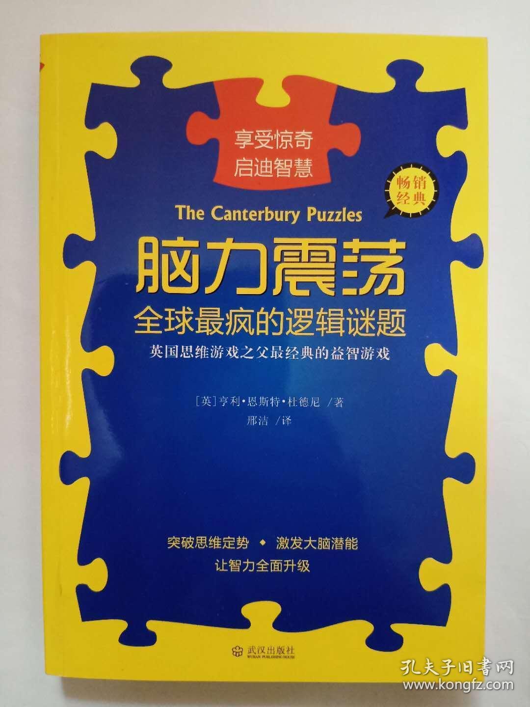 脑力震荡：全球最疯狂的逻辑谜题(英国思维游戏之父最经典的益智游戏）