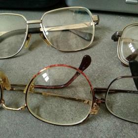 老式，眼镜，合金镜架4个带3盒，单个眼镜价格，盒另议（第二个图左上角那个已出），，