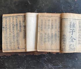 罕见!养生类秘笈,松伯老人刊刻《种子秘剖》上下两卷一册全!