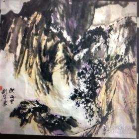 国画  四尺斗方——栖（刘岸作品）