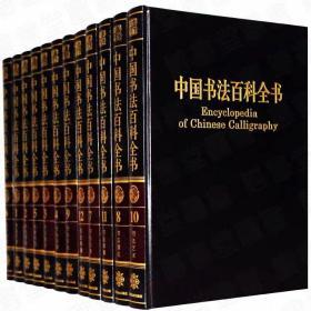 精装正版 中国书法百科全书 全12册精装16开 书法鉴赏全集辞典书体技法章法 历代名家真迹墨宝 名家鉴赏书法理论书法作品集全集包邮