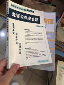 危害公共安全罪——典型案例与法律适用（刑事类）1