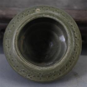 宋代越窑青釉小水罐鸟食罐