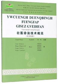 壮医诊法技术规范（壮汉双语）/中国壮医病证诊疗规范丛书·中国东盟传统医药文库