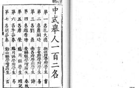 【提供资料信息服务】天启七年（1627年）江西乡试录一卷 明 倪元璐 等撰 天启中刊本(明代科举史料本)