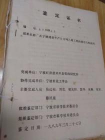 在宁波建设年产万吨乙烯工程的预可性研究 鉴定书（附报告及手写稿）