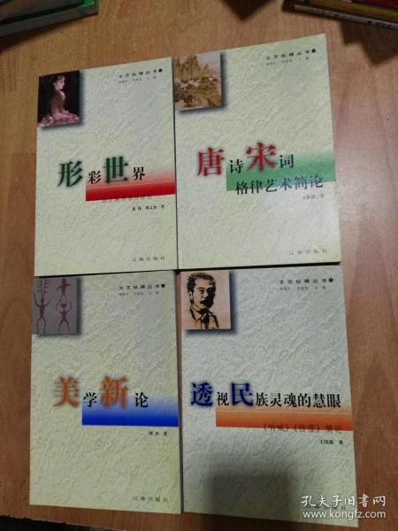 文艺纵横丛书（全四册）1.形彩世界——西方美术名作评析 2.美学新论 3.透视民族灵魂的慧眼--《呐喊》《彷徨》简论 4.唐诗宋词格律艺术简论