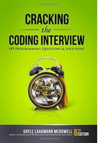 Cracking the Coding Interview：6th Edition: 189 Programming Questions and Solutions