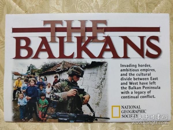 National Geographic国家地理杂志地图系列之2000年2月 The Balkans 巴尔干半岛地图