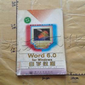 Word 6.0 for Windows自学教程