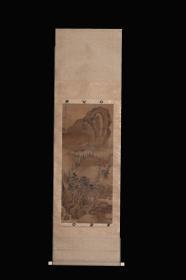 清代：“王翚 ”山水风景绢本立轴